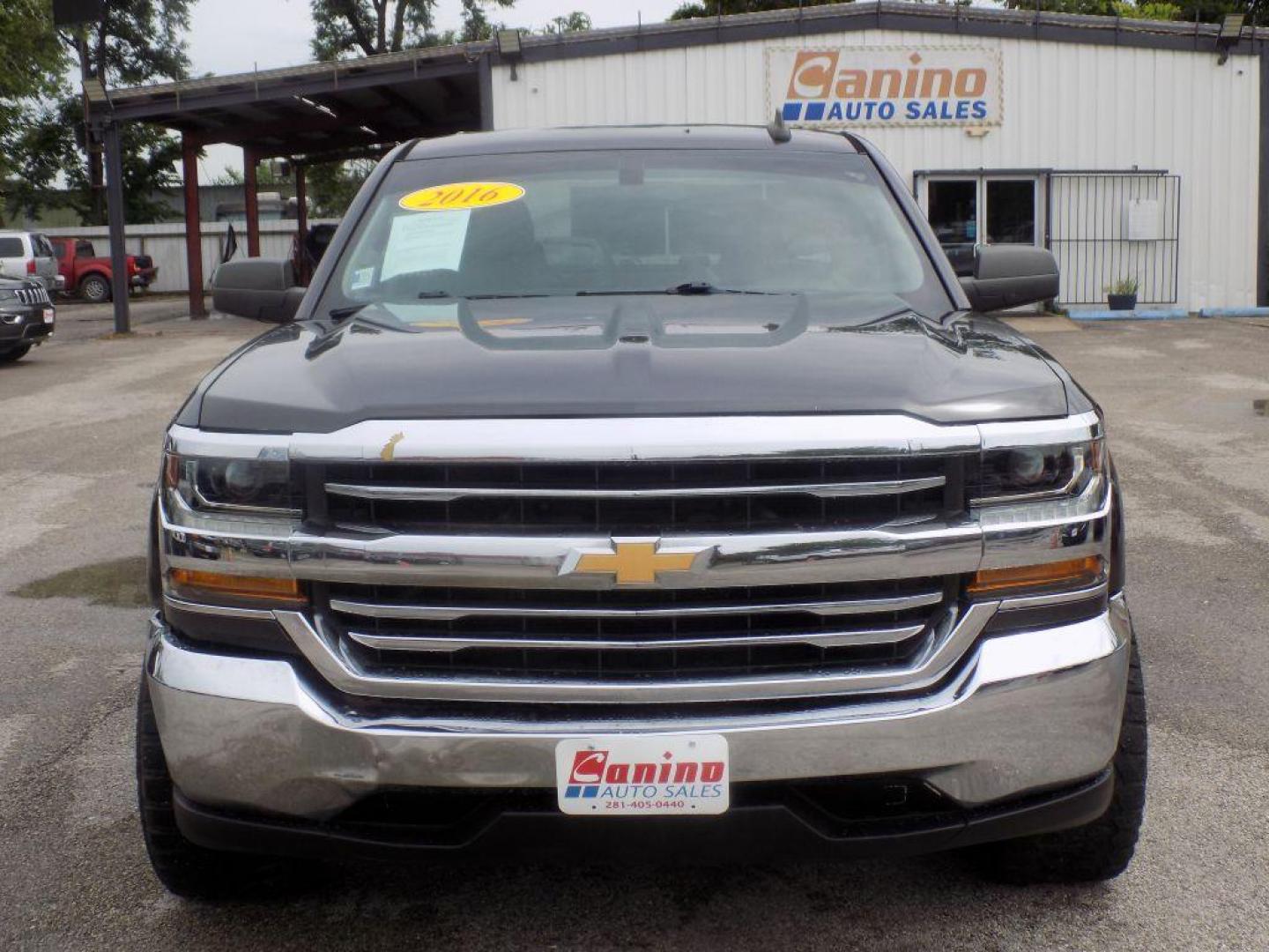 2016 BLACK CHEVROLET SILVERADO 1500 (1GCRCNEH9GZ) with an 4.3L engine, Automatic transmission, located at 830 E. Canino Rd., Houston, TX, 77037, (281) 405-0440, 38.358219, -81.729942 - Photo#0