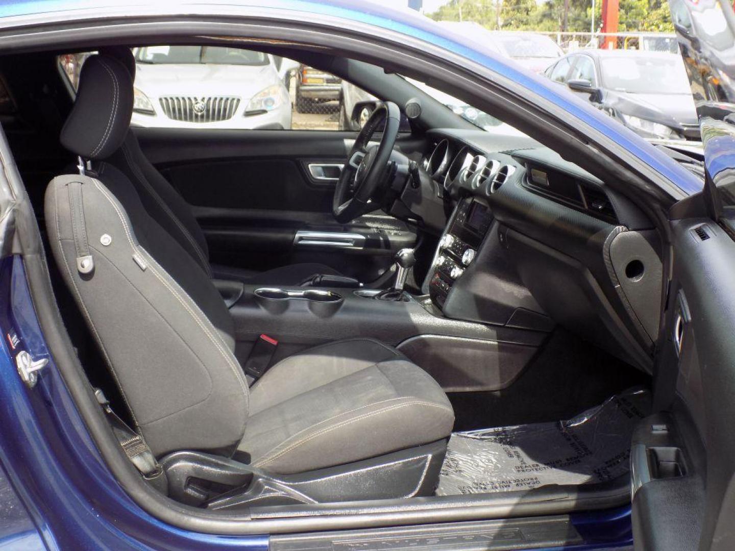 2019 BLUE FORD MUSTANG (1FA6P8TH6K5) with an 2.3L engine, Automatic transmission, located at 830 E. Canino Rd., Houston, TX, 77037, (281) 405-0440, 38.358219, -81.729942 - Photo#10