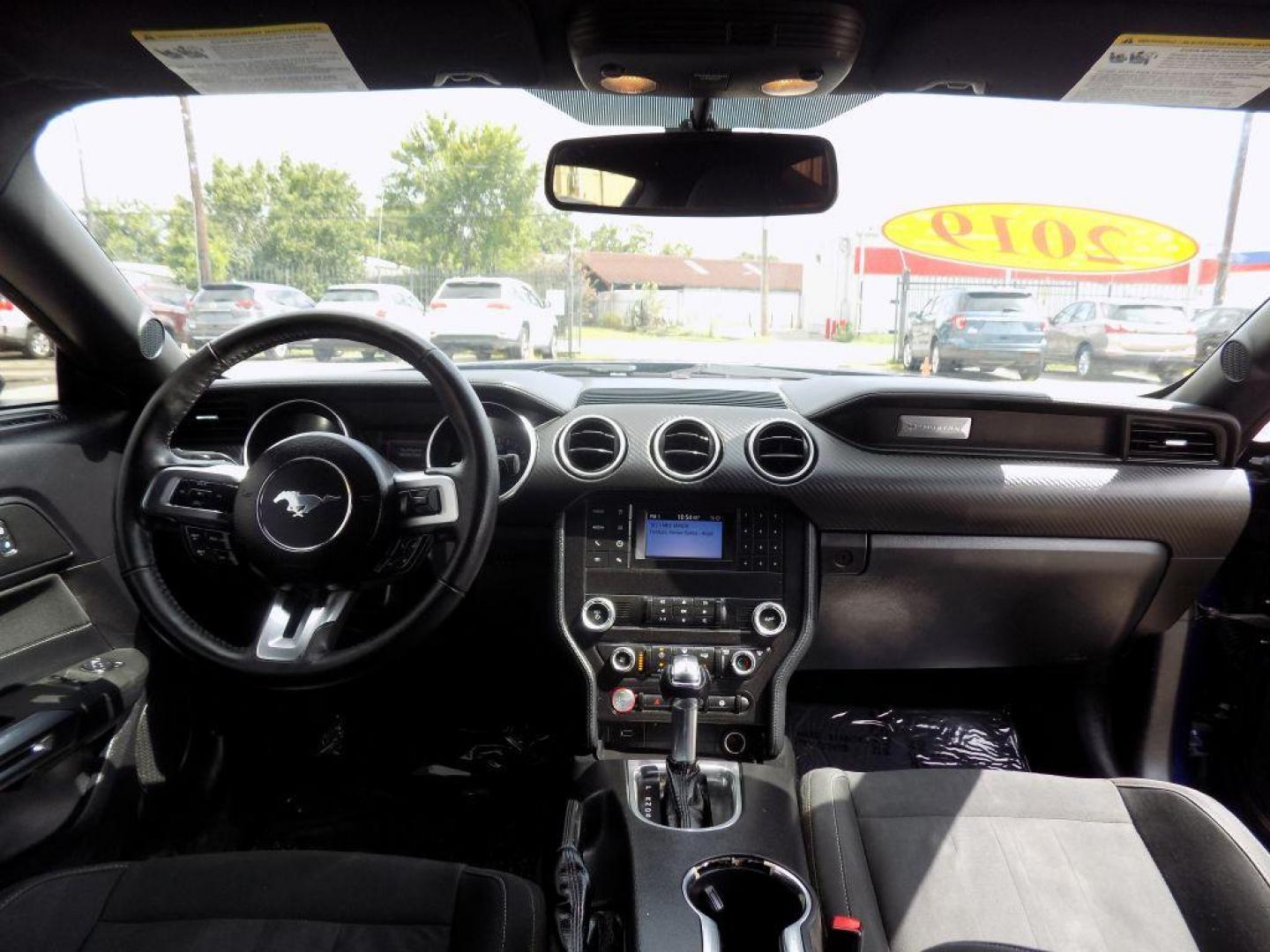 2019 BLUE FORD MUSTANG (1FA6P8TH6K5) with an 2.3L engine, Automatic transmission, located at 830 E. Canino Rd., Houston, TX, 77037, (281) 405-0440, 38.358219, -81.729942 - Photo#15