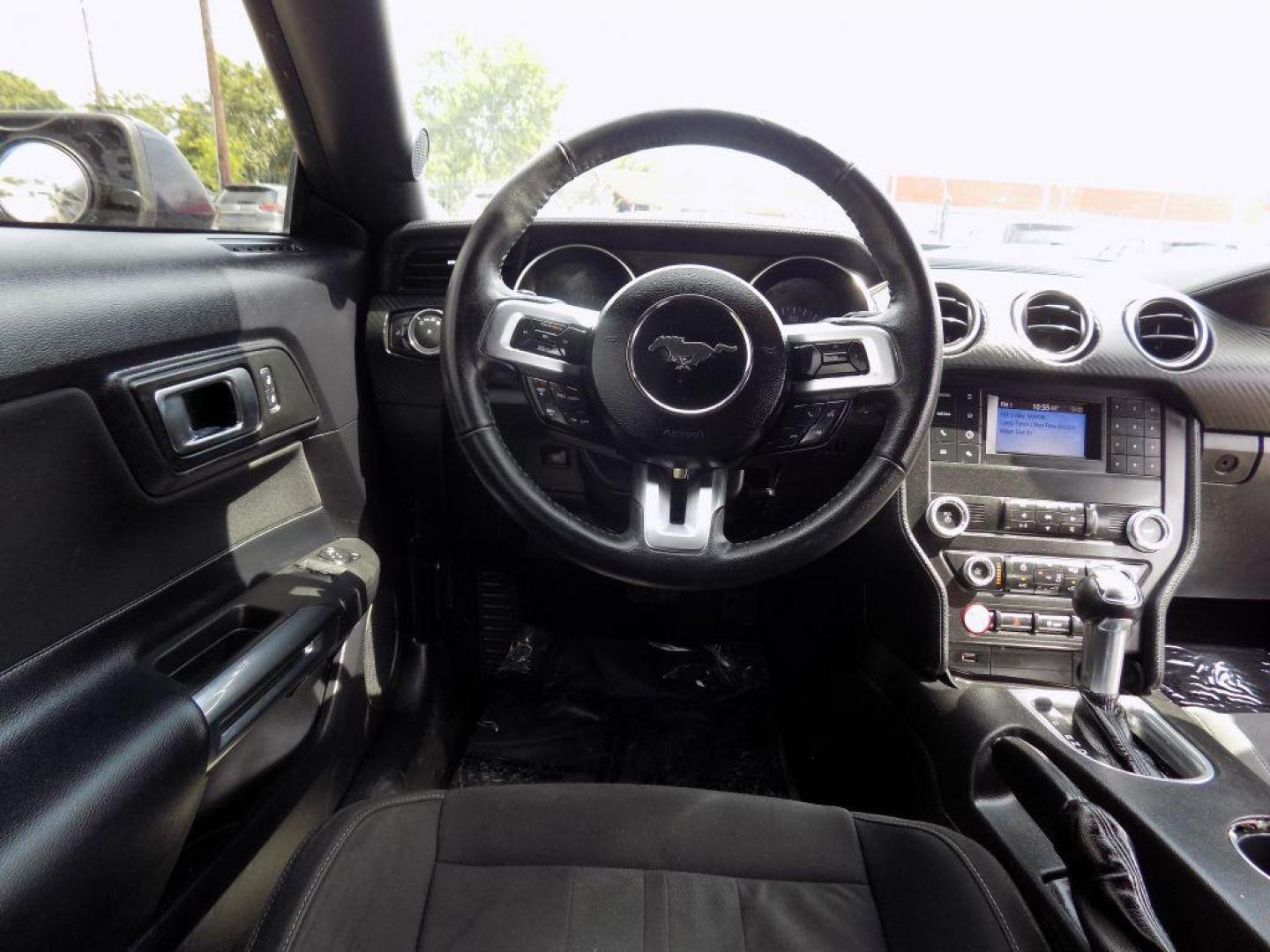2019 BLUE FORD MUSTANG (1FA6P8TH6K5) with an 2.3L engine, Automatic transmission, located at 830 E. Canino Rd., Houston, TX, 77037, (281) 405-0440, 38.358219, -81.729942 - Photo#16