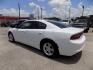 2022 WHITE DODGE CHARGER SXT (2C3CDXBG2NH) with an 3.6L engine, Automatic transmission, located at 830 E. Canino Rd., Houston, TX, 77037, (281) 405-0440, 38.358219, -81.729942 - Photo#3