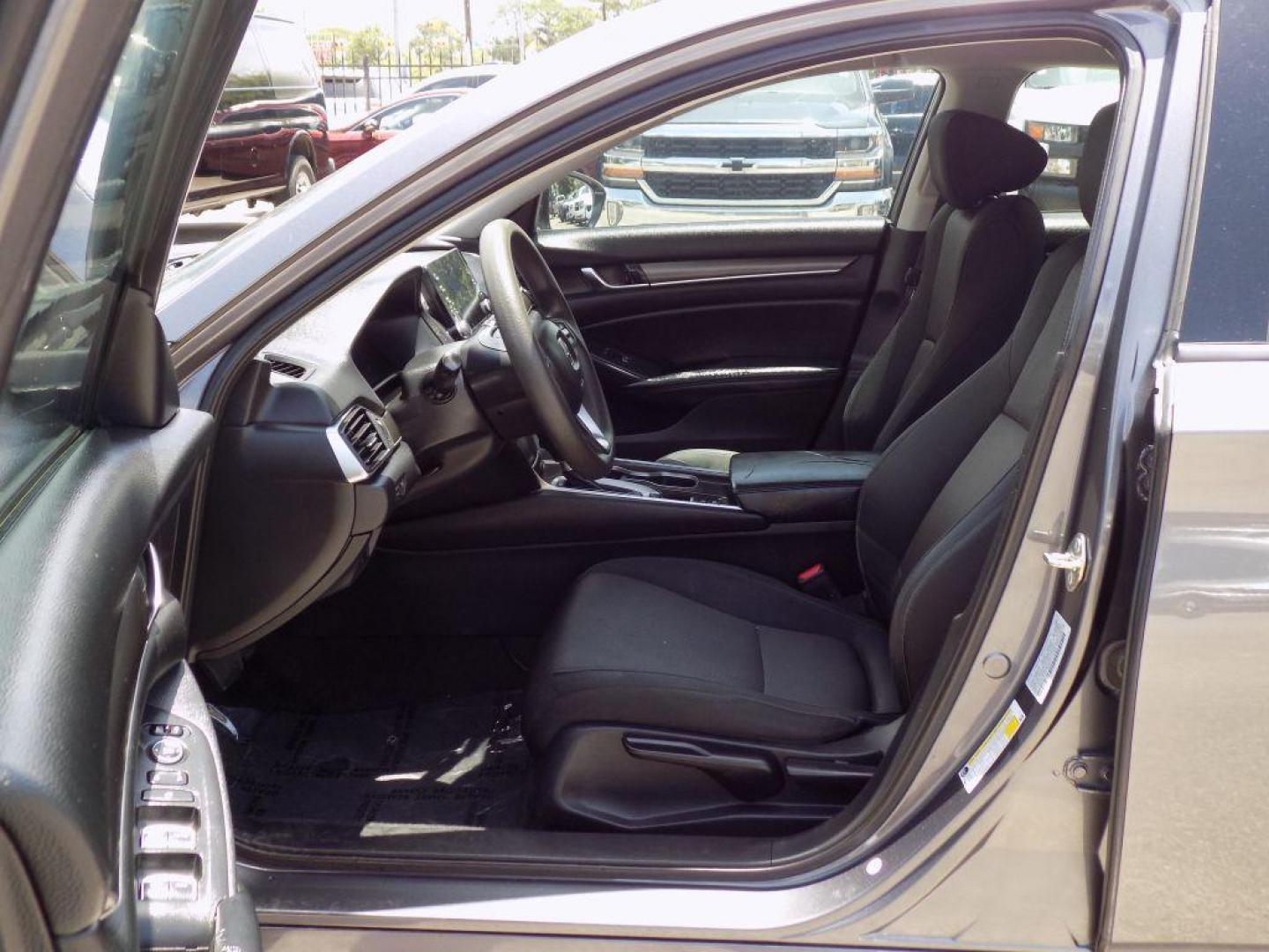 2018 GRAY HONDA ACCORD LX (1HGCV1F10JA) with an 1.5L engine, Continuously Variable transmission, located at 830 E. Canino Rd., Houston, TX, 77037, (281) 405-0440, 38.358219, -81.729942 - Photo#8