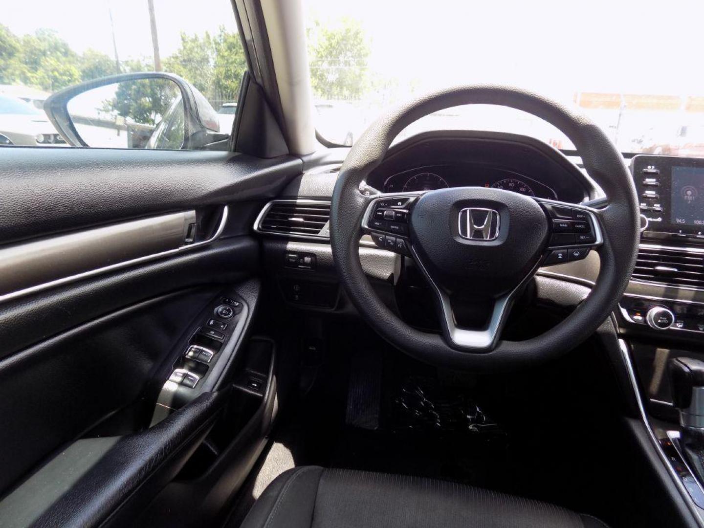 2018 GRAY HONDA ACCORD LX (1HGCV1F10JA) with an 1.5L engine, Continuously Variable transmission, located at 830 E. Canino Rd., Houston, TX, 77037, (281) 405-0440, 38.358219, -81.729942 - Photo#15