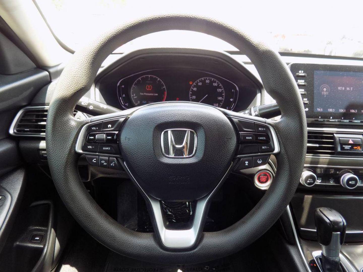 2018 GRAY HONDA ACCORD LX (1HGCV1F10JA) with an 1.5L engine, Continuously Variable transmission, located at 830 E. Canino Rd., Houston, TX, 77037, (281) 405-0440, 38.358219, -81.729942 - Photo#16
