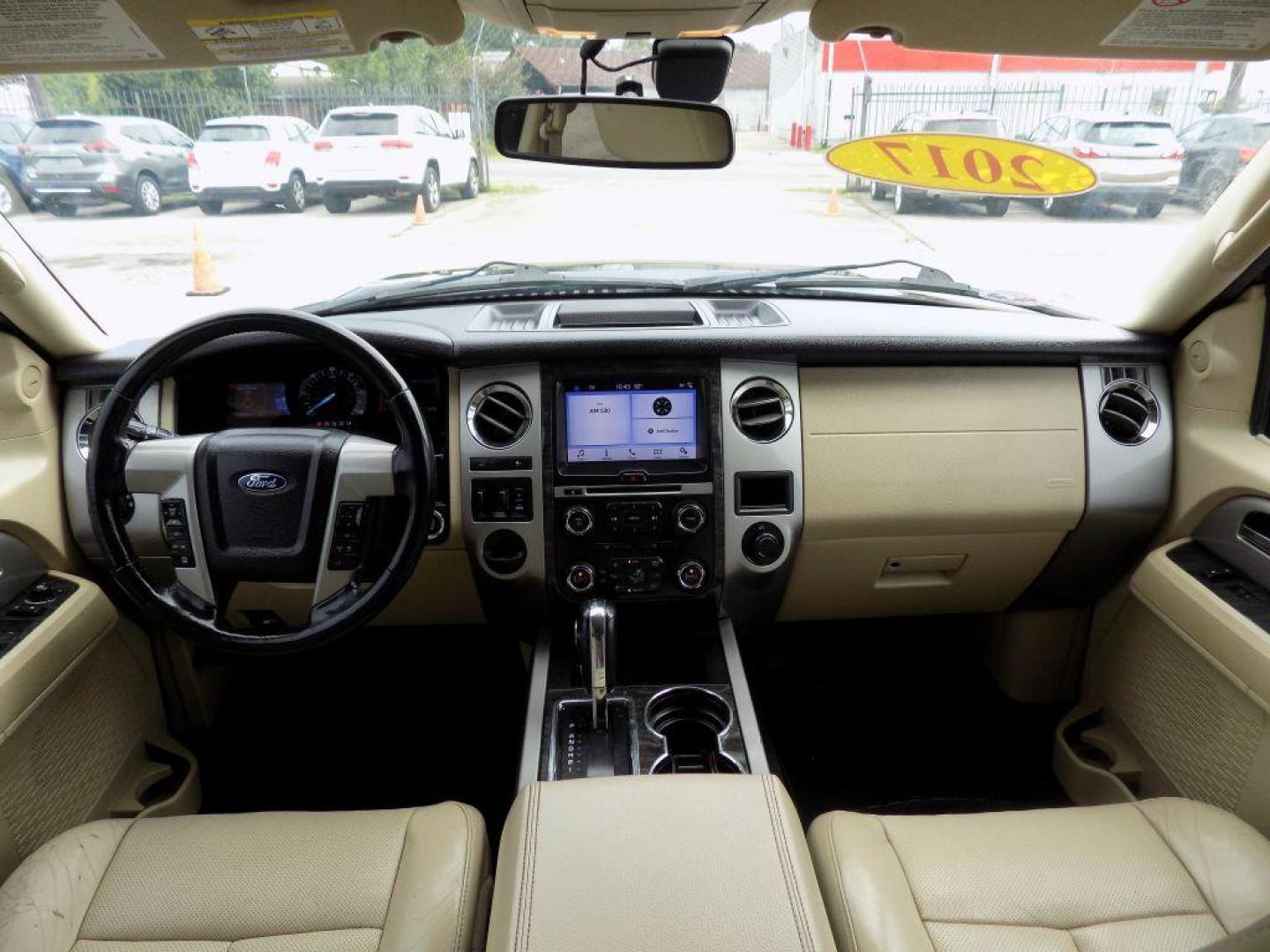 2017 BLACK FORD EXPEDITION LIMITED (1FMJU1KT2HE) with an 3.5L engine, Automatic transmission, located at 830 E. Canino Rd., Houston, TX, 77037, (281) 405-0440, 38.358219, -81.729942 - Photo#14