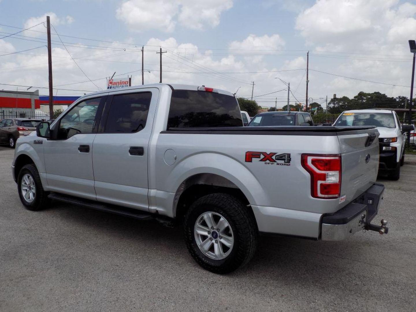2019 SILVER FORD F150 SUPERCREW (1FTEW1E56KK) with an 5.0L engine, Automatic transmission, located at 830 E. Canino Rd., Houston, TX, 77037, (281) 405-0440, 38.358219, -81.729942 - Photo#3