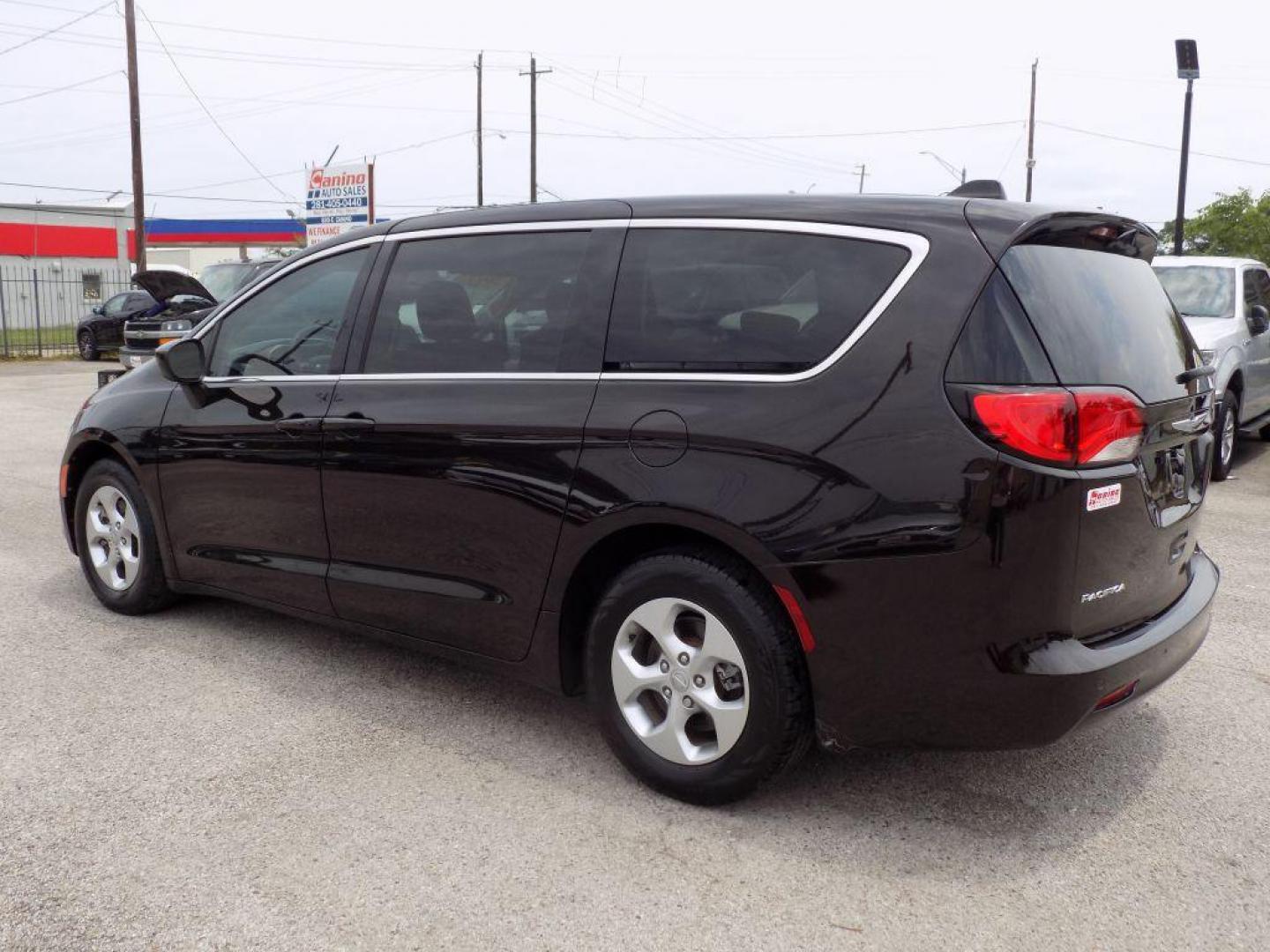 2017 BLACK CHRYSLER PACIFICA LX (2C4RC1CG1HR) with an 3.6L engine, Automatic transmission, located at 830 E. Canino Rd., Houston, TX, 77037, (281) 405-0440, 38.358219, -81.729942 - Photo#3