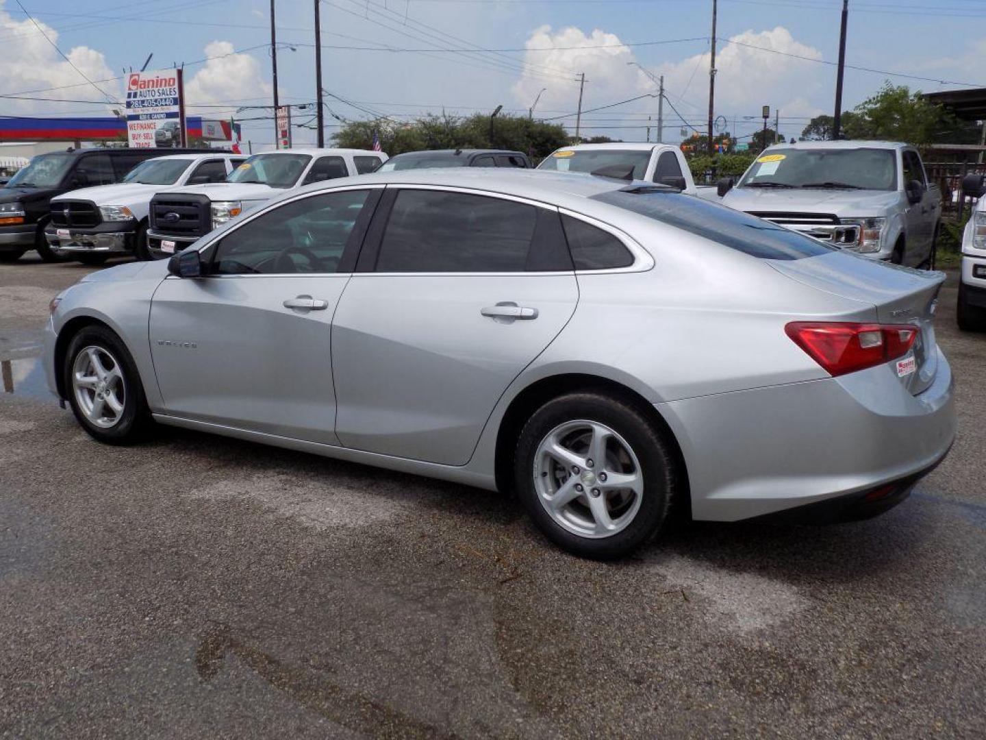 2017 SILVER CHEVROLET MALIBU LS (1G1ZB5ST1HF) with an 1.5L engine, Automatic transmission, located at 830 E. Canino Rd., Houston, TX, 77037, (281) 405-0440, 38.358219, -81.729942 - Photo#3