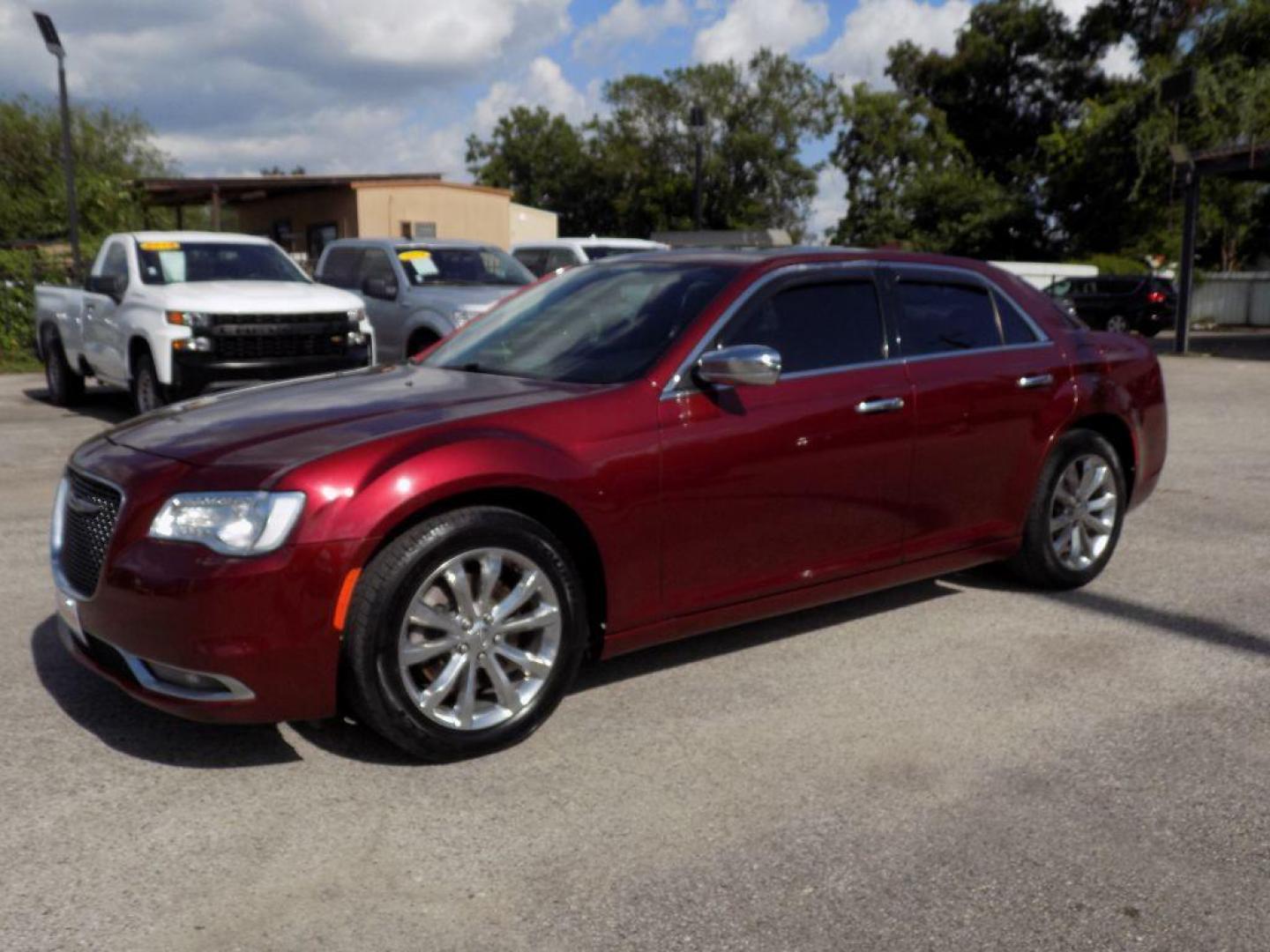 2019 RED CHRYSLER 300 LIMITED (2C3CCAKG2KH) with an 3.6L engine, Automatic transmission, located at 830 E. Canino Rd., Houston, TX, 77037, (281) 405-0440, 38.358219, -81.729942 - Photo#1