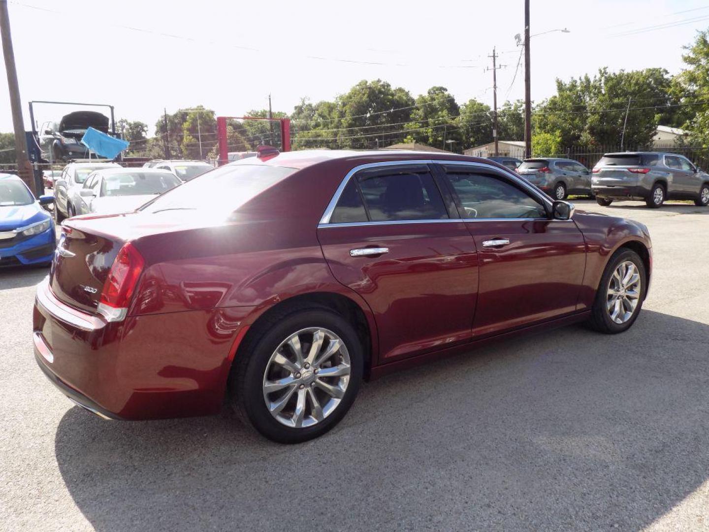 2019 RED CHRYSLER 300 LIMITED (2C3CCAKG2KH) with an 3.6L engine, Automatic transmission, located at 830 E. Canino Rd., Houston, TX, 77037, (281) 405-0440, 38.358219, -81.729942 - Photo#5