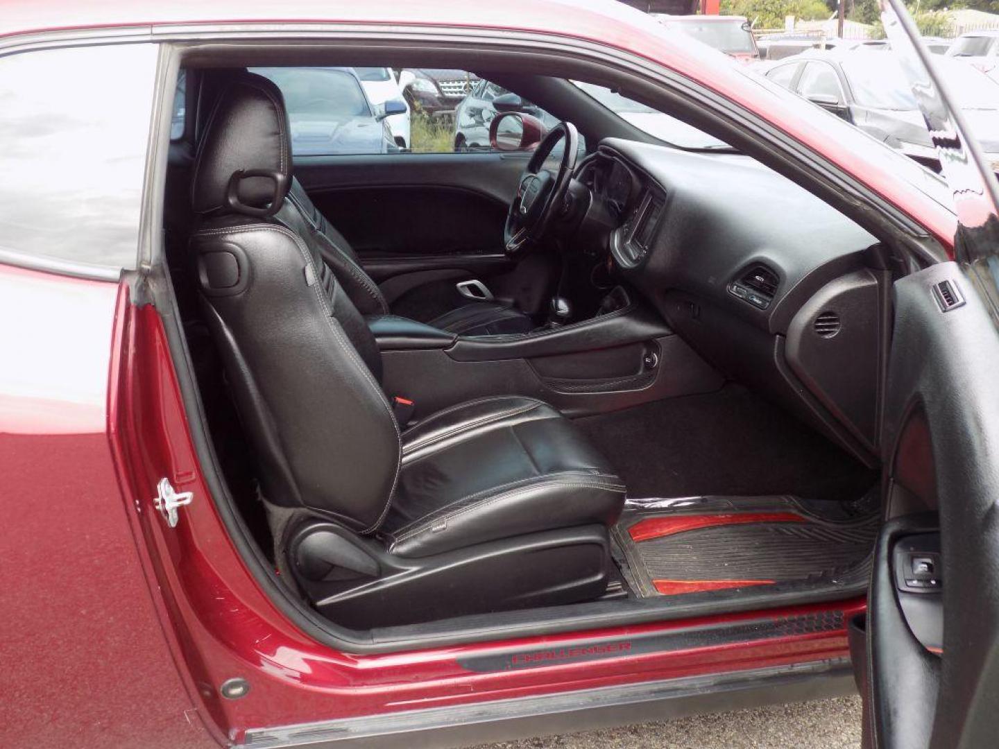 2021 MAROON DODGE CHALLENGER SXT (2C3CDZAG0MH) with an 3.6L engine, Automatic transmission, located at 830 E. Canino Rd., Houston, TX, 77037, (281) 405-0440, 38.358219, -81.729942 - Photo#9