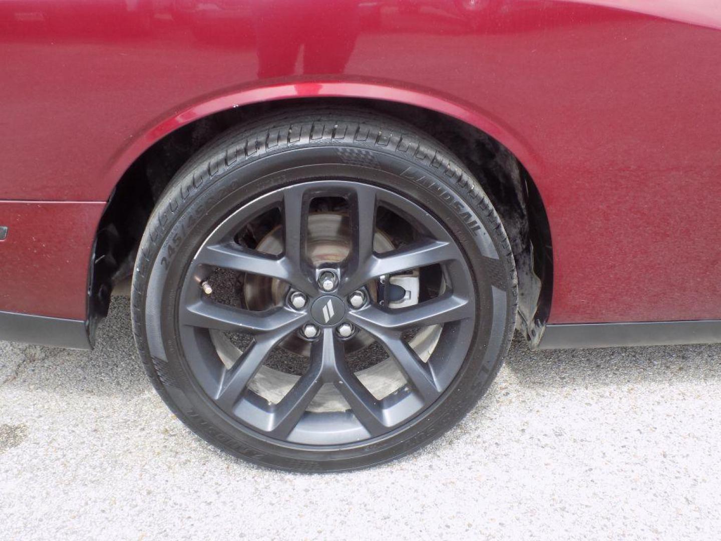 2021 MAROON DODGE CHALLENGER SXT (2C3CDZAG0MH) with an 3.6L engine, Automatic transmission, located at 830 E. Canino Rd., Houston, TX, 77037, (281) 405-0440, 38.358219, -81.729942 - Photo#16