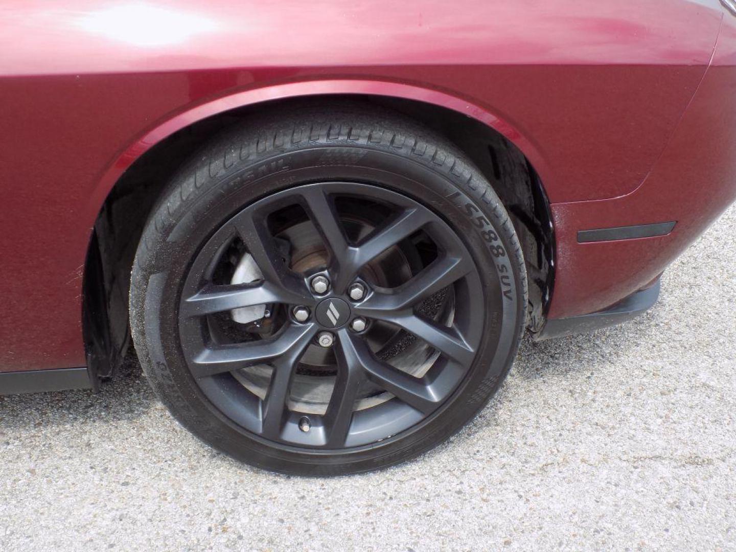 2021 MAROON DODGE CHALLENGER SXT (2C3CDZAG0MH) with an 3.6L engine, Automatic transmission, located at 830 E. Canino Rd., Houston, TX, 77037, (281) 405-0440, 38.358219, -81.729942 - Photo#17