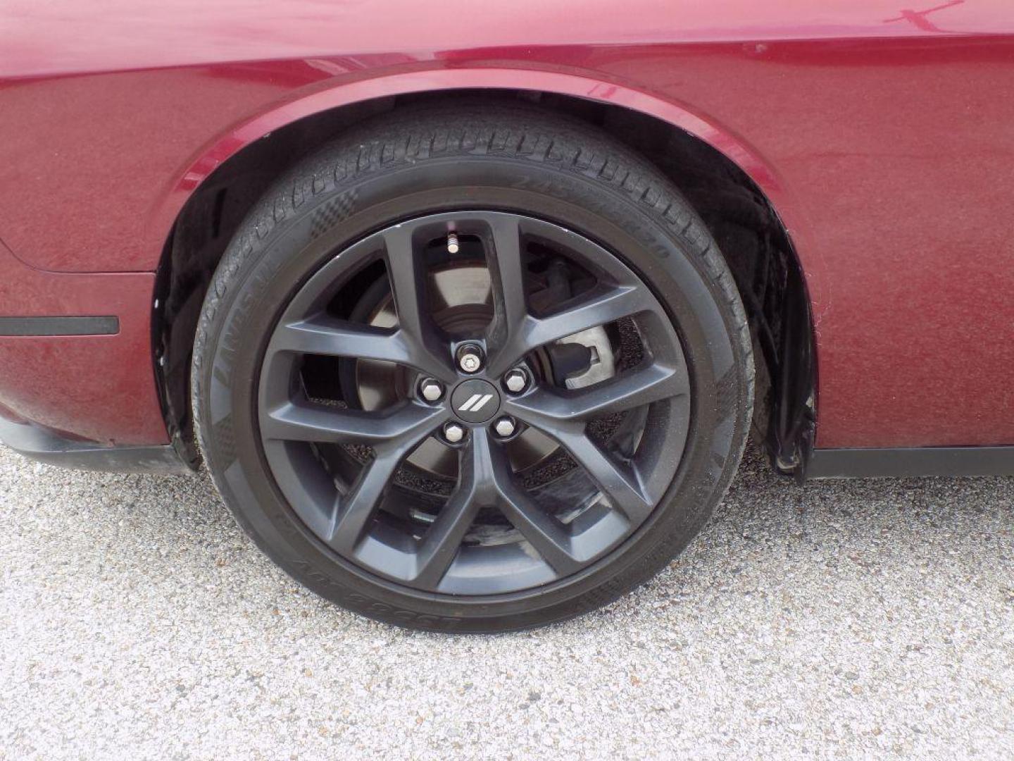 2021 MAROON DODGE CHALLENGER SXT (2C3CDZAG0MH) with an 3.6L engine, Automatic transmission, located at 830 E. Canino Rd., Houston, TX, 77037, (281) 405-0440, 38.358219, -81.729942 - Photo#18