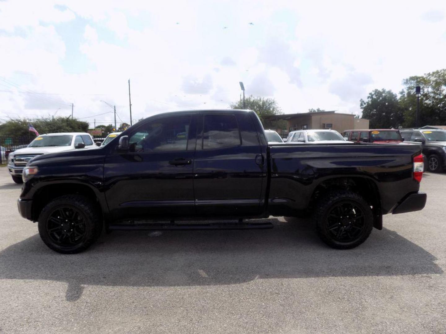 2019 BLACK TOYOTA TUNDRA SR (5TFRM5F11KX) with an 4.6L engine, Automatic transmission, located at 830 E. Canino Rd., Houston, TX, 77037, (281) 405-0440, 38.358219, -81.729942 - Photo#2