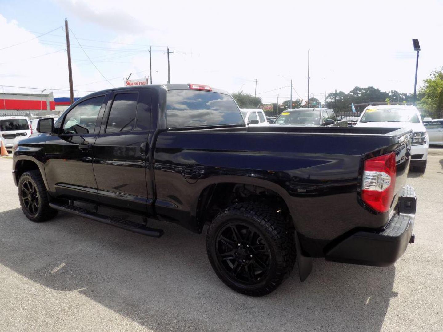 2019 BLACK TOYOTA TUNDRA SR (5TFRM5F11KX) with an 4.6L engine, Automatic transmission, located at 830 E. Canino Rd., Houston, TX, 77037, (281) 405-0440, 38.358219, -81.729942 - Photo#3