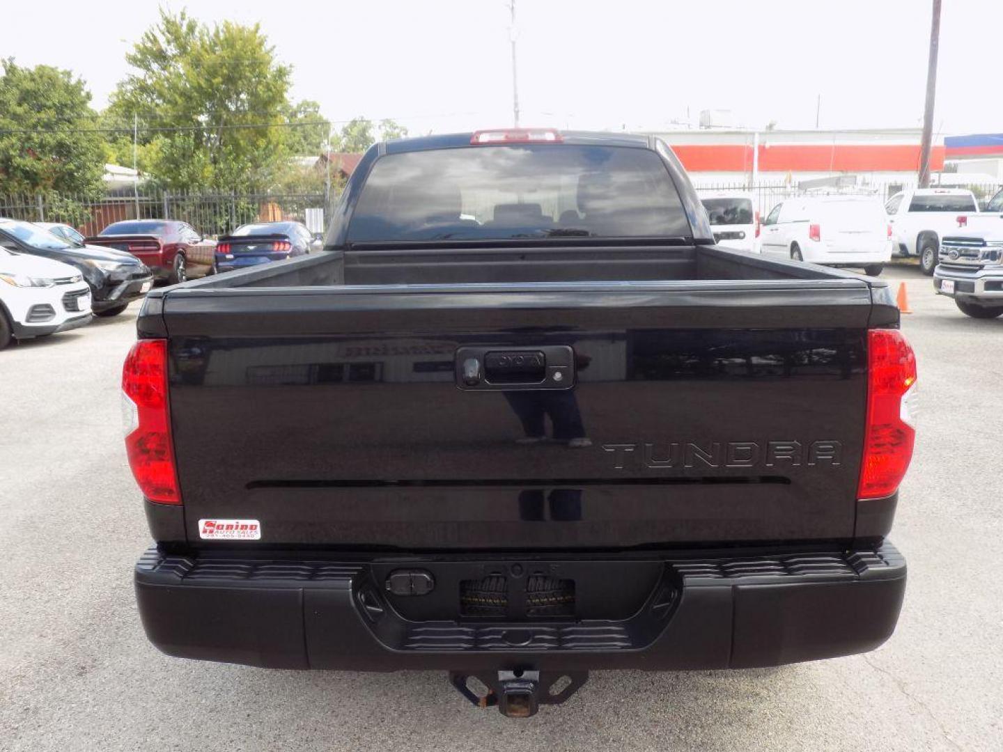 2019 BLACK TOYOTA TUNDRA SR (5TFRM5F11KX) with an 4.6L engine, Automatic transmission, located at 830 E. Canino Rd., Houston, TX, 77037, (281) 405-0440, 38.358219, -81.729942 - Photo#4