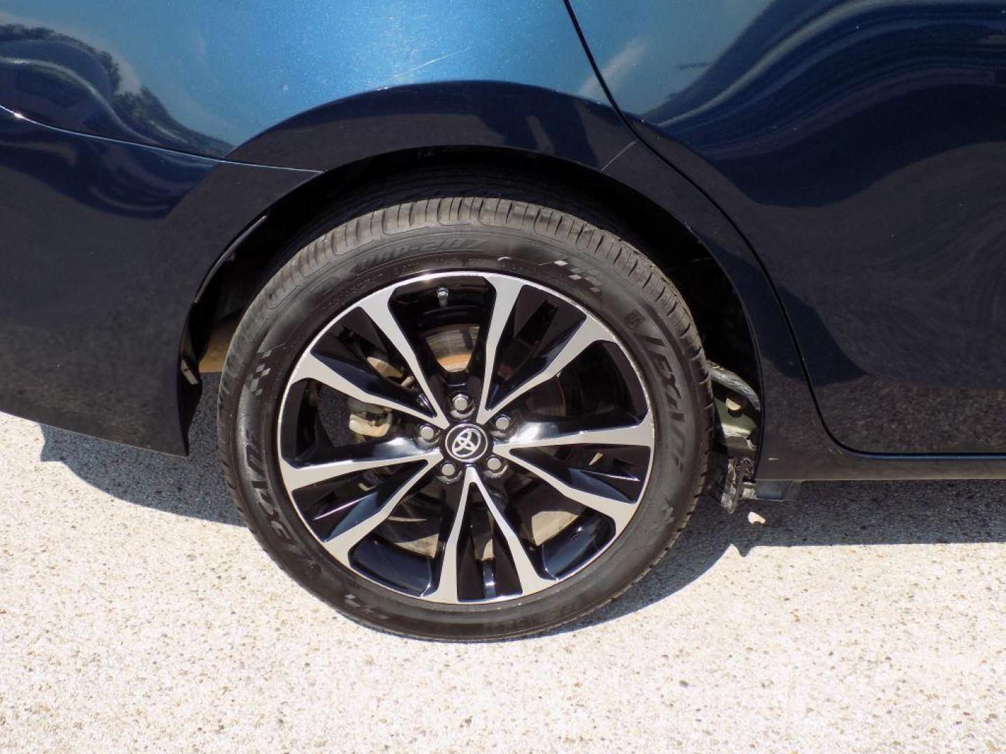 2018 BLUE TOYOTA COROLLA L (5YFBURHEXJP) with an 1.8L engine, Continuously Variable transmission, located at 830 E. Canino Rd., Houston, TX, 77037, (281) 405-0440, 38.358219, -81.729942 - Photo#23