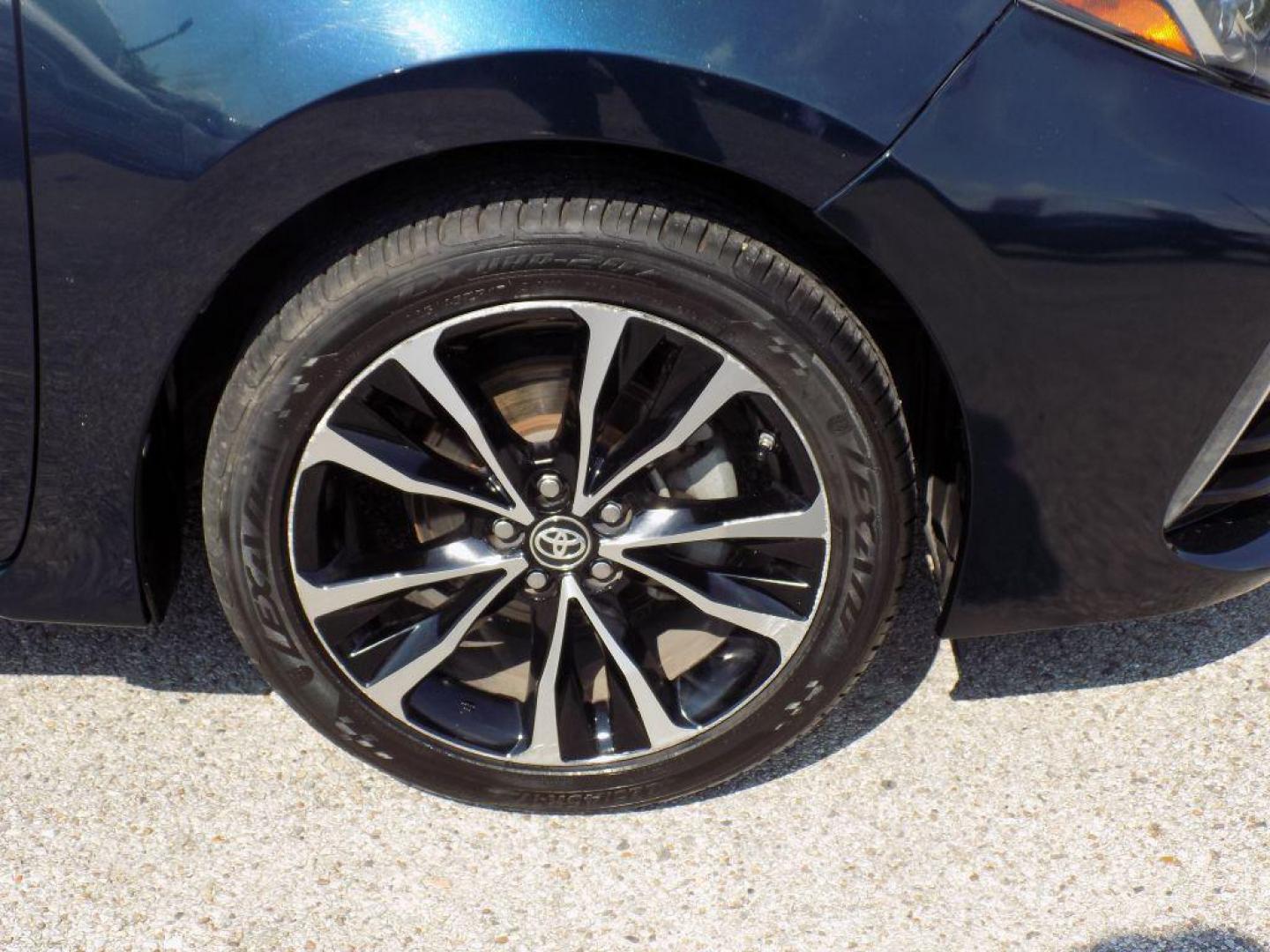 2018 BLUE TOYOTA COROLLA L (5YFBURHEXJP) with an 1.8L engine, Continuously Variable transmission, located at 830 E. Canino Rd., Houston, TX, 77037, (281) 405-0440, 38.358219, -81.729942 - Photo#24