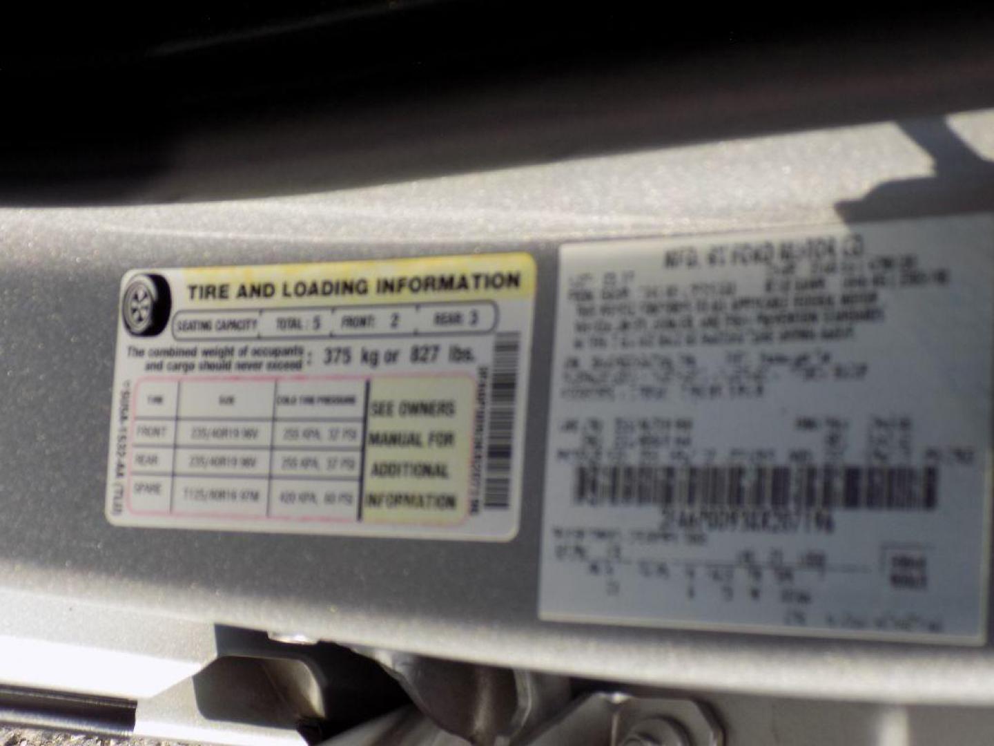 2019 SILVER FORD FUSION TITANIUM (3FA6P0D93KR) with an 2.0L engine, Automatic transmission, located at 830 E. Canino Rd., Houston, TX, 77037, (281) 405-0440, 38.358219, -81.729942 - Photo#10