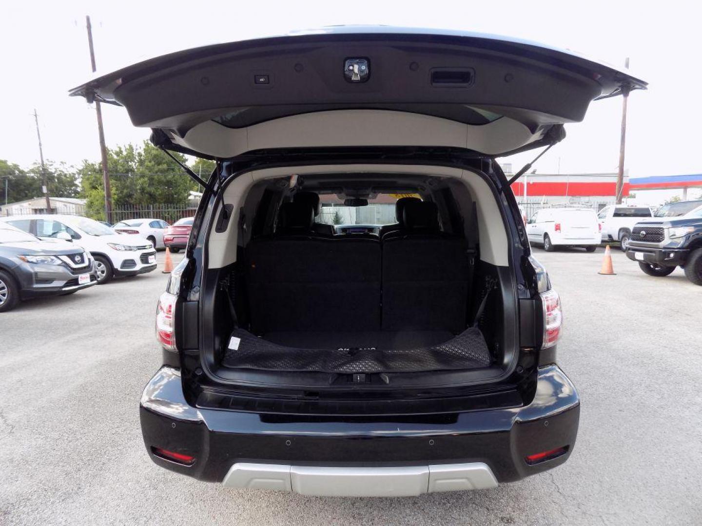 2018 BLACK NISSAN ARMADA SV (JN8AY2ND9JX) with an 5.6L engine, Automatic transmission, located at 830 E. Canino Rd., Houston, TX, 77037, (281) 405-0440, 38.358219, -81.729942 - Photo#16