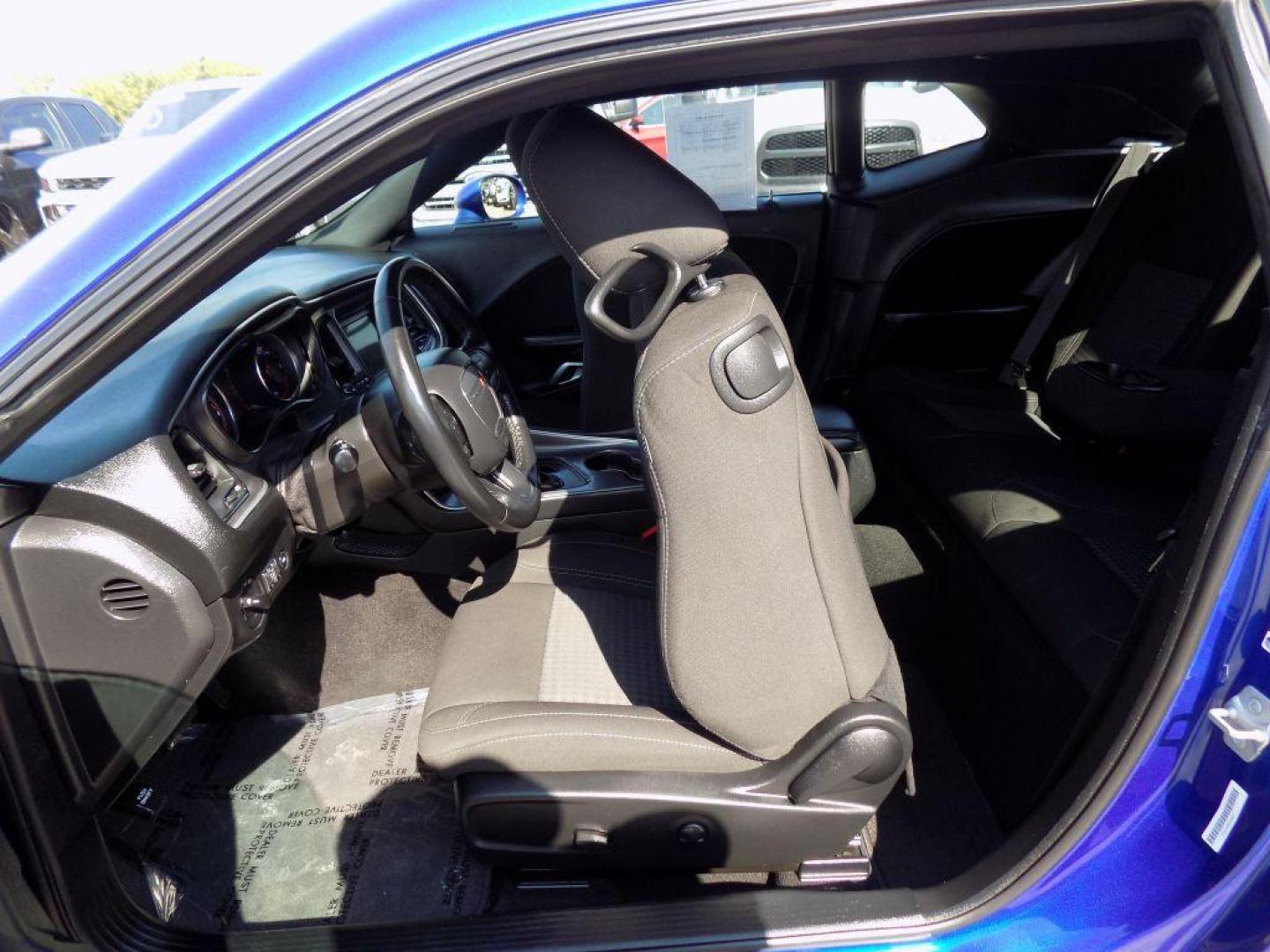 2022 BLUE DODGE CHALLENGER SXT (2C3CDZGG9NH) with an 3.6L engine, Automatic transmission, located at 830 E. Canino Rd., Houston, TX, 77037, (281) 405-0440, 38.358219, -81.729942 - Photo#18