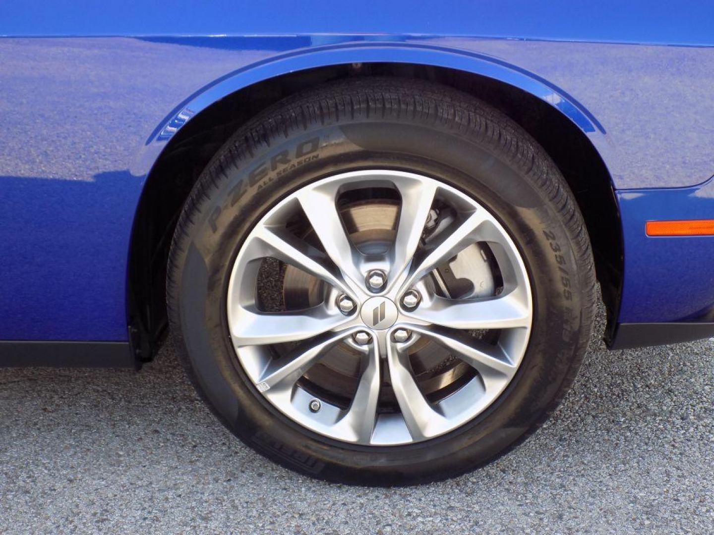 2022 BLUE DODGE CHALLENGER SXT (2C3CDZGG9NH) with an 3.6L engine, Automatic transmission, located at 830 E. Canino Rd., Houston, TX, 77037, (281) 405-0440, 38.358219, -81.729942 - Photo#23