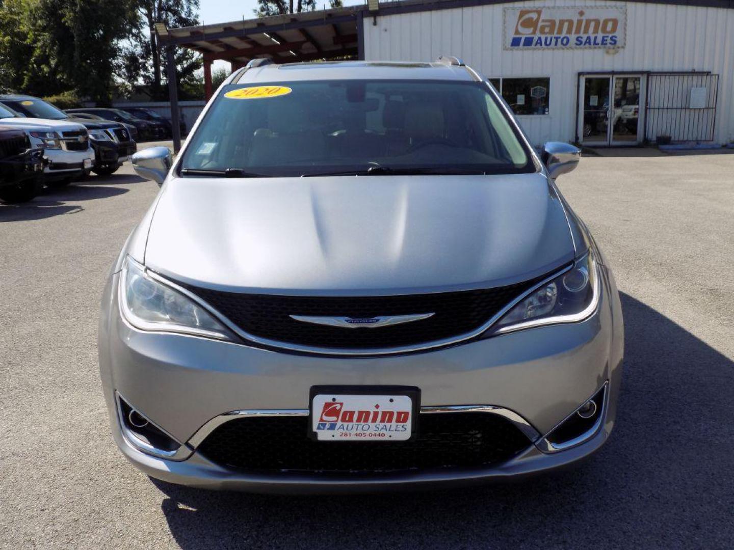 2020 SILVER CHRYSLER PACIFICA LIMITED (2C4RC1GG4LR) with an 3.6L engine, Automatic transmission, located at 830 E. Canino Rd., Houston, TX, 77037, (281) 405-0440, 38.358219, -81.729942 - Photo#0