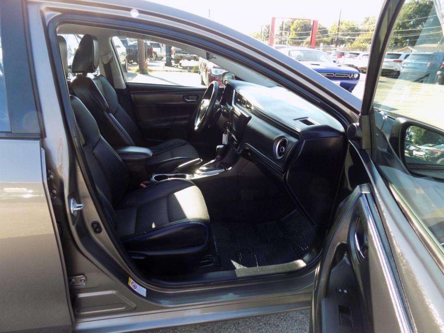 2018 GRAY TOYOTA COROLLA L (5YFBURHE2JP) with an 1.8L engine, Continuously Variable transmission, located at 830 E. Canino Rd., Houston, TX, 77037, (281) 405-0440, 38.358219, -81.729942 - Photo#11