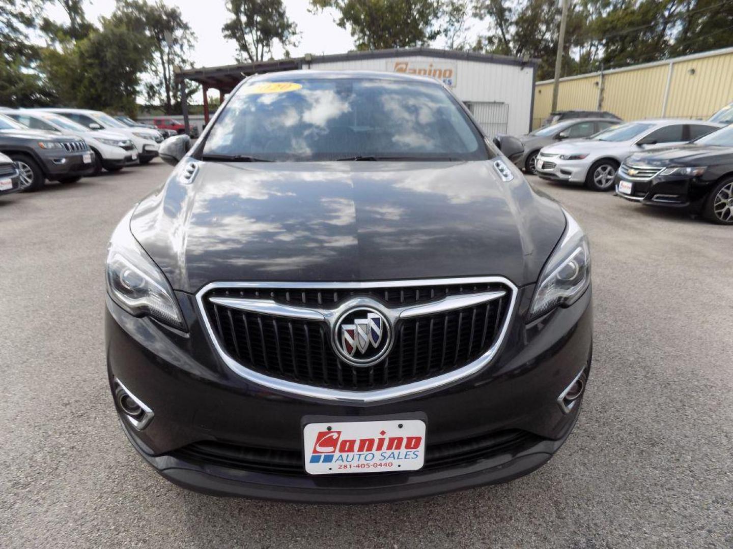 2020 BLACK BUICK ENVISION PREFERRED (LRBFXBSA9LD) with an 2.5L engine, Automatic transmission, located at 830 E. Canino Rd., Houston, TX, 77037, (281) 405-0440, 38.358219, -81.729942 - Photo#0