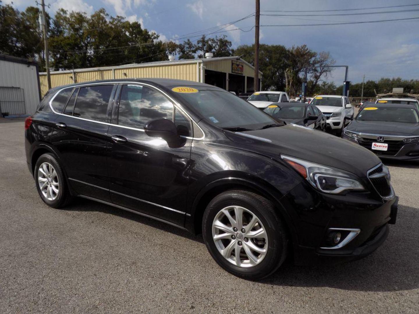 2020 BLACK BUICK ENVISION PREFERRED (LRBFXBSA9LD) with an 2.5L engine, Automatic transmission, located at 830 E. Canino Rd., Houston, TX, 77037, (281) 405-0440, 38.358219, -81.729942 - Photo#7