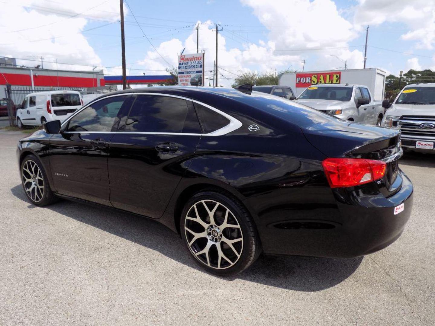 2019 BLACK CHEVROLET IMPALA LT (2G11Z5S39K9) with an 3.6L engine, Automatic transmission, located at 830 E. Canino Rd., Houston, TX, 77037, (281) 405-0440, 38.358219, -81.729942 - Photo#3
